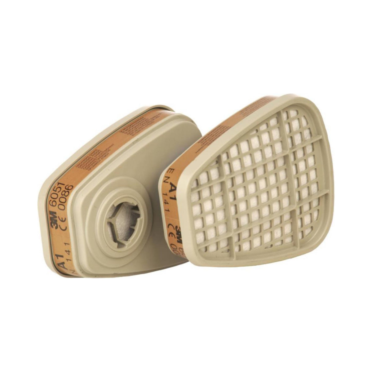 3M 6051 A1 gassfilter, framside