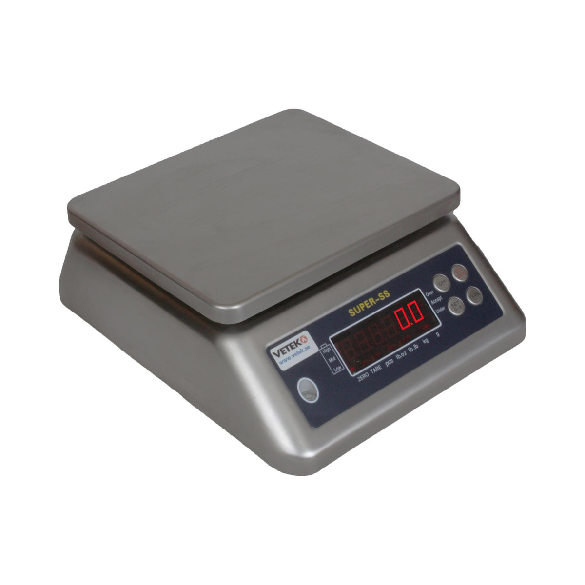 Bordvekt rustfri IP66 med dobbelt display