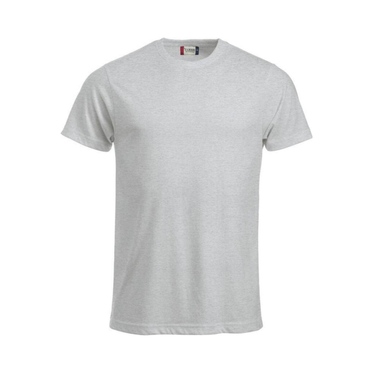 Clique New Classic-T t-skjorte – askgrå, framside