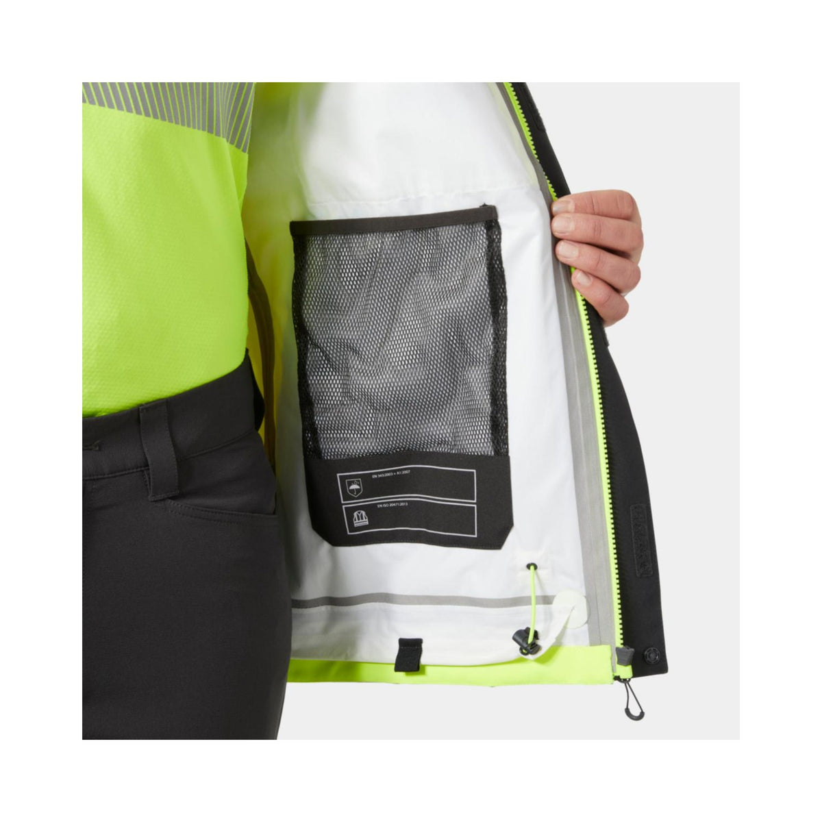 Helly Hansen ICU skalljakke, kl. 3 – Gul
