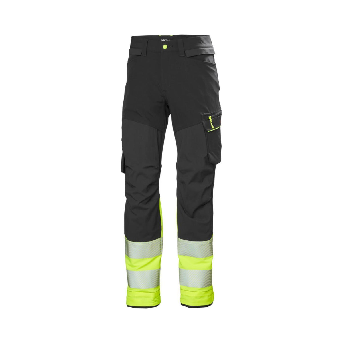Helly Hansen ICU BRZ Connect håndverksbukse, kl. 1 – Grå/Gul