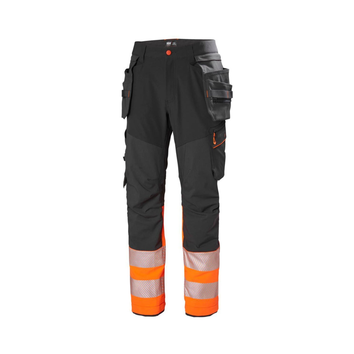 Helly Hansen ICU BRZ håndverksbukse, kl. 1 – Svart/Oransje