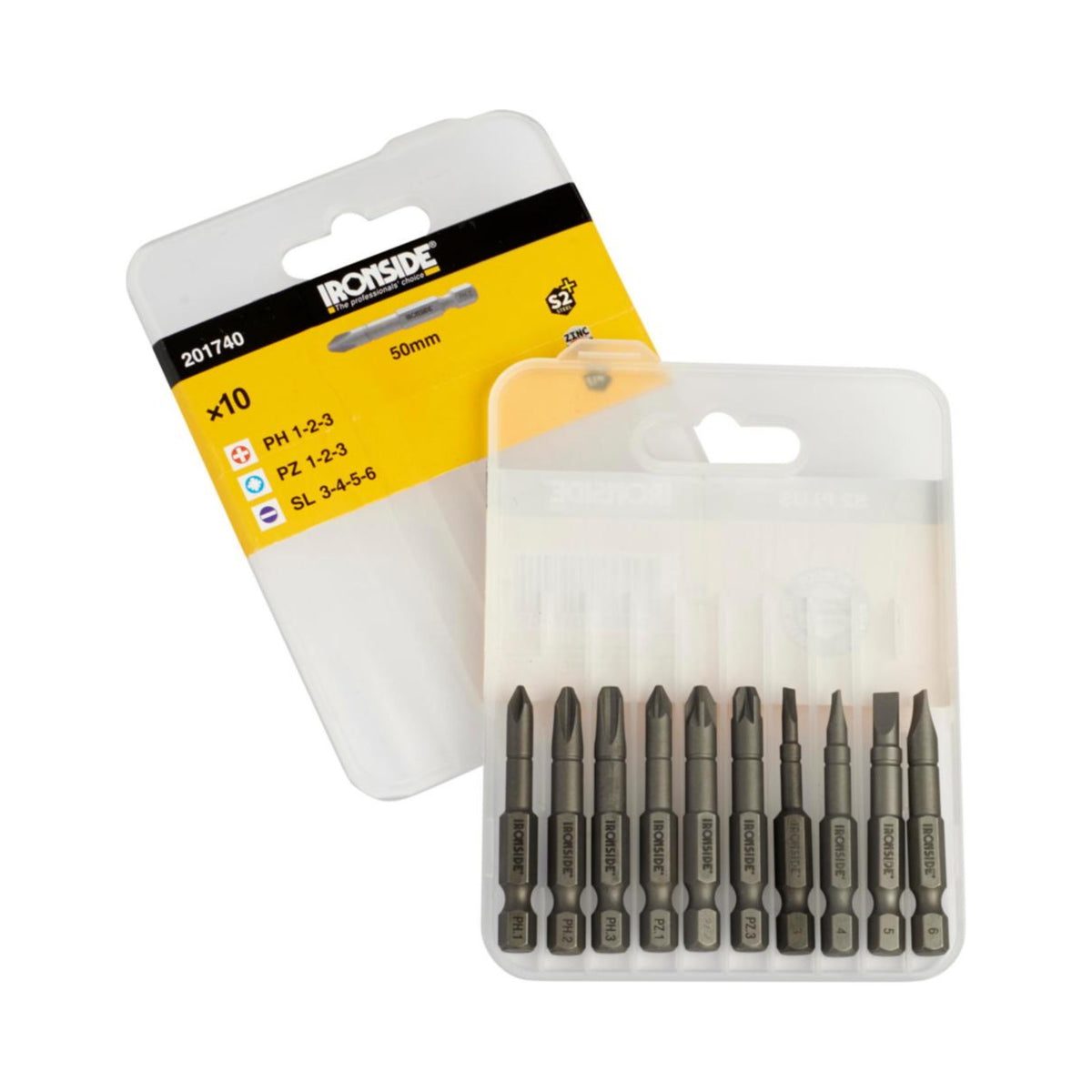 Ironside bitssett spor/PH/PZ 10 deler