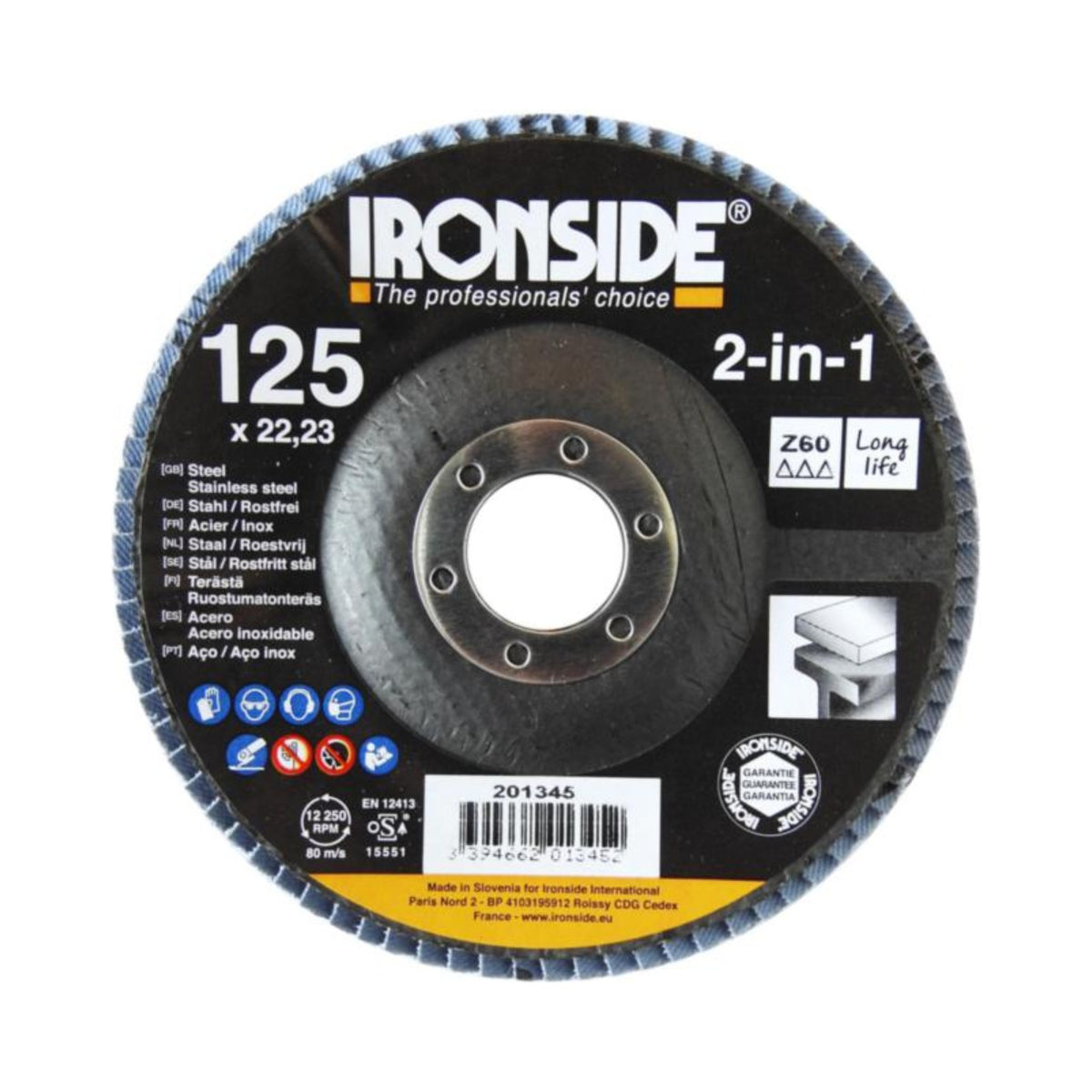 Ironside lamellrondell Convex 2in1