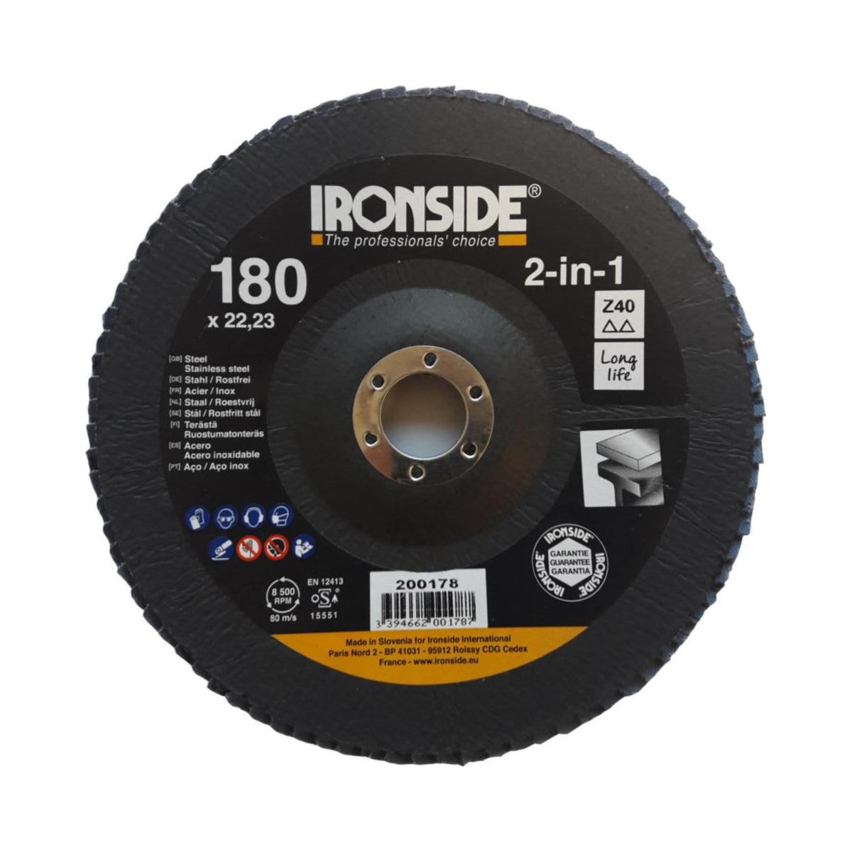 Ironside lamellrondell Convex 2in1