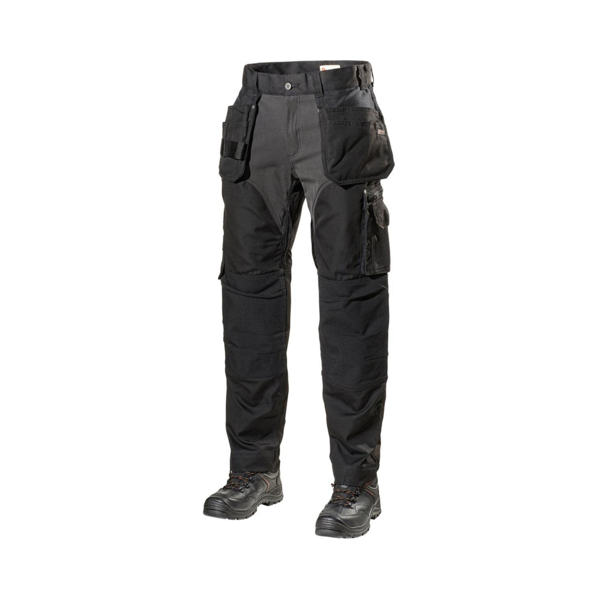L.Brador Håndverksbukse 1042PB Heavy – sort, framside