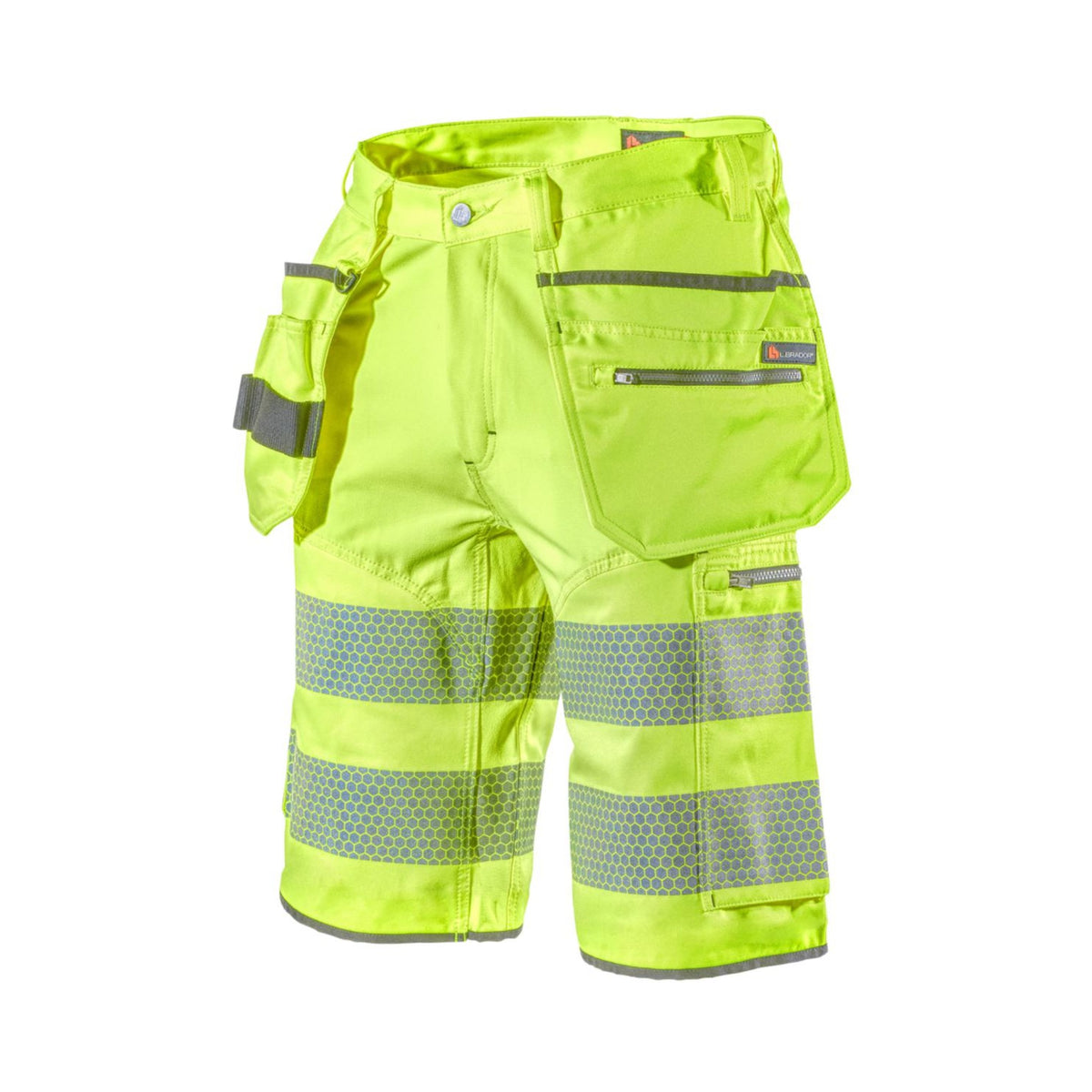 L.Brador Shorts 1475PB Aereo – hivis gul, framside