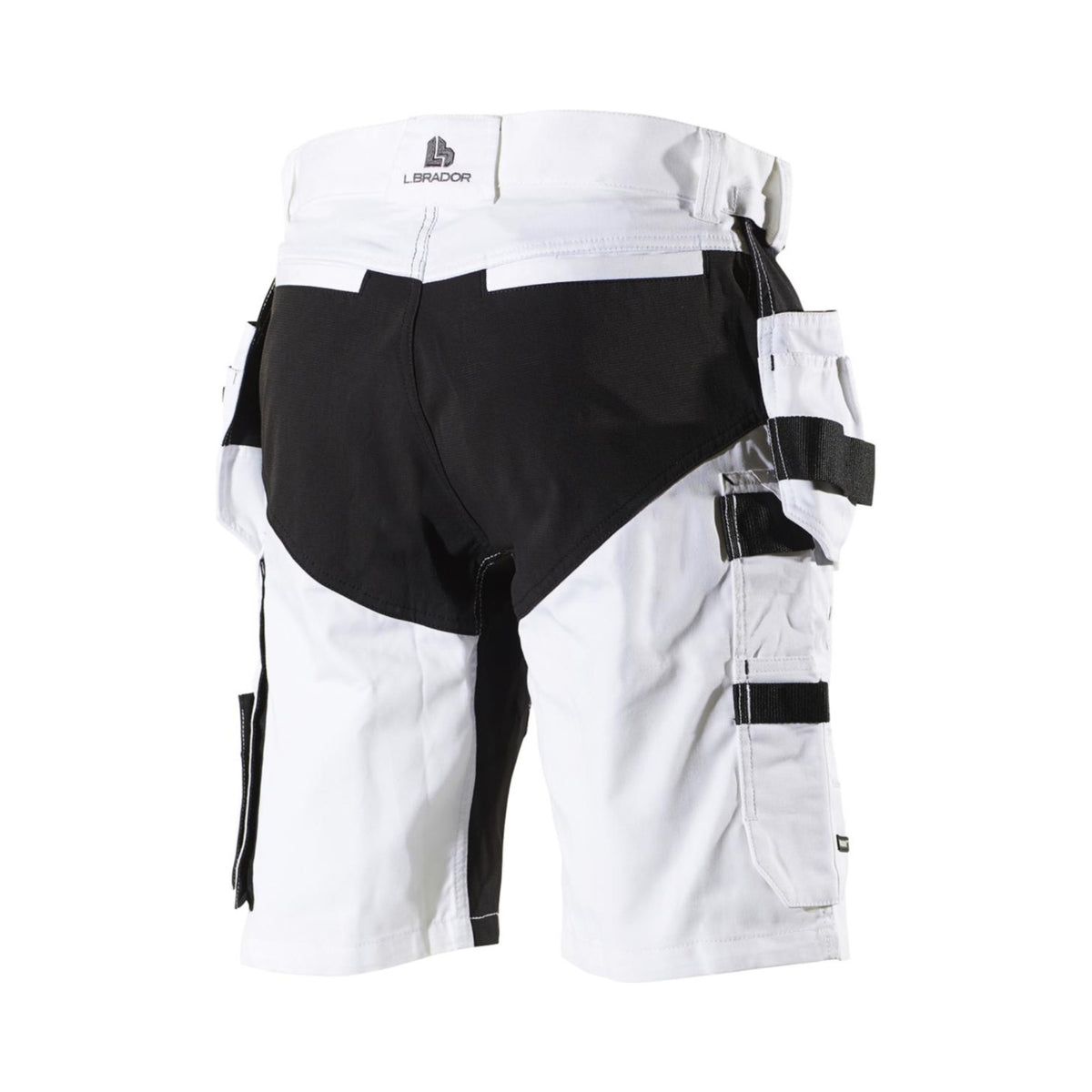 L.Brador Shorts 1844PB Aereo – hvit, bakside