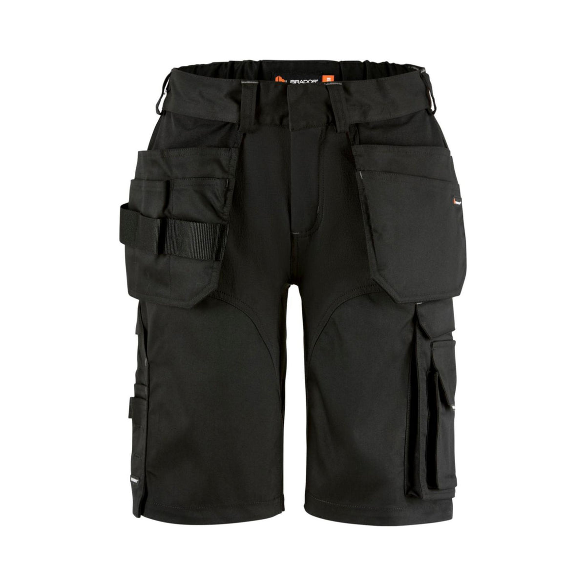 L.Brador Shorts 1844PB Aereo Dame – sort, framside