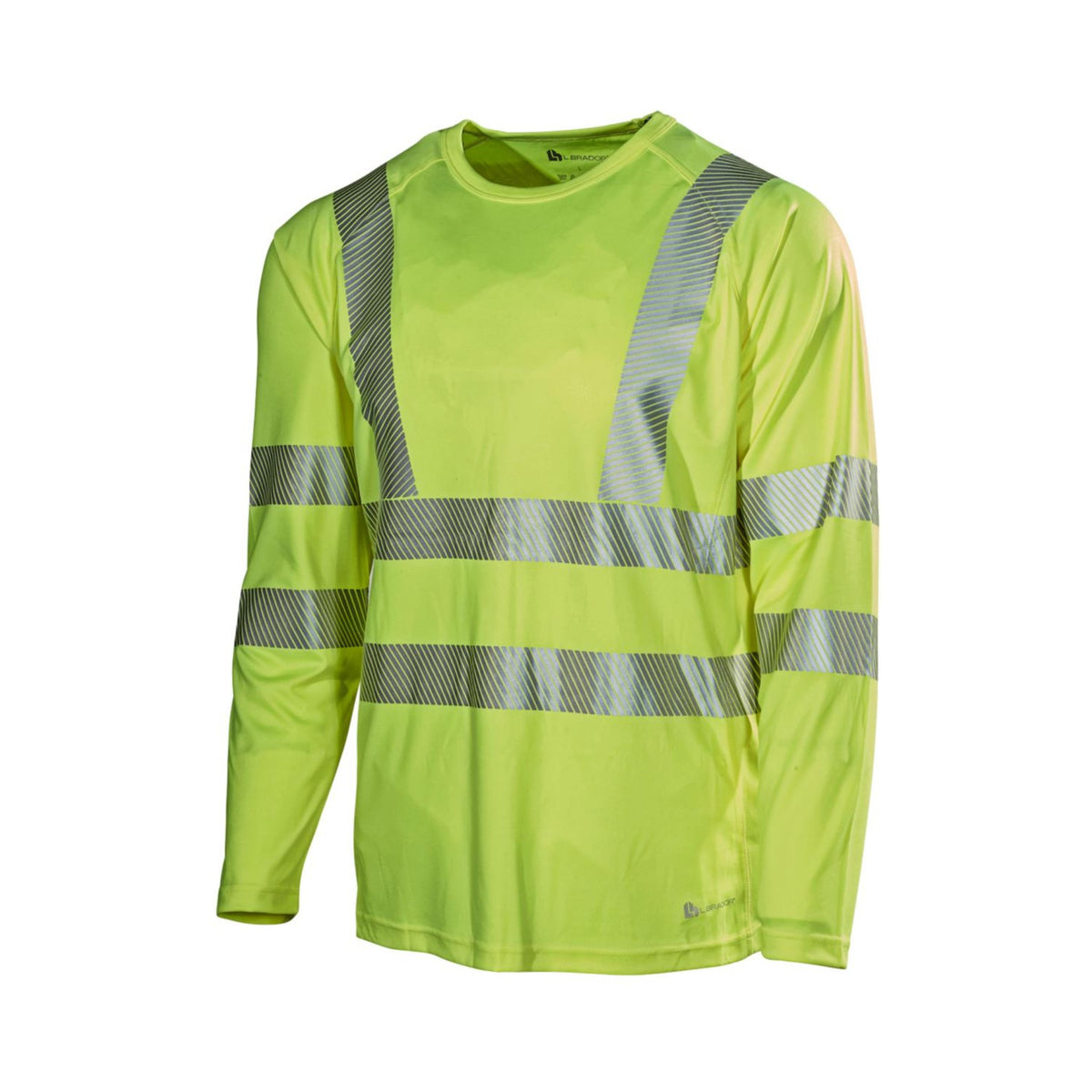 L.Brador T-skjorte 411P Aereo – hivis gul, framside