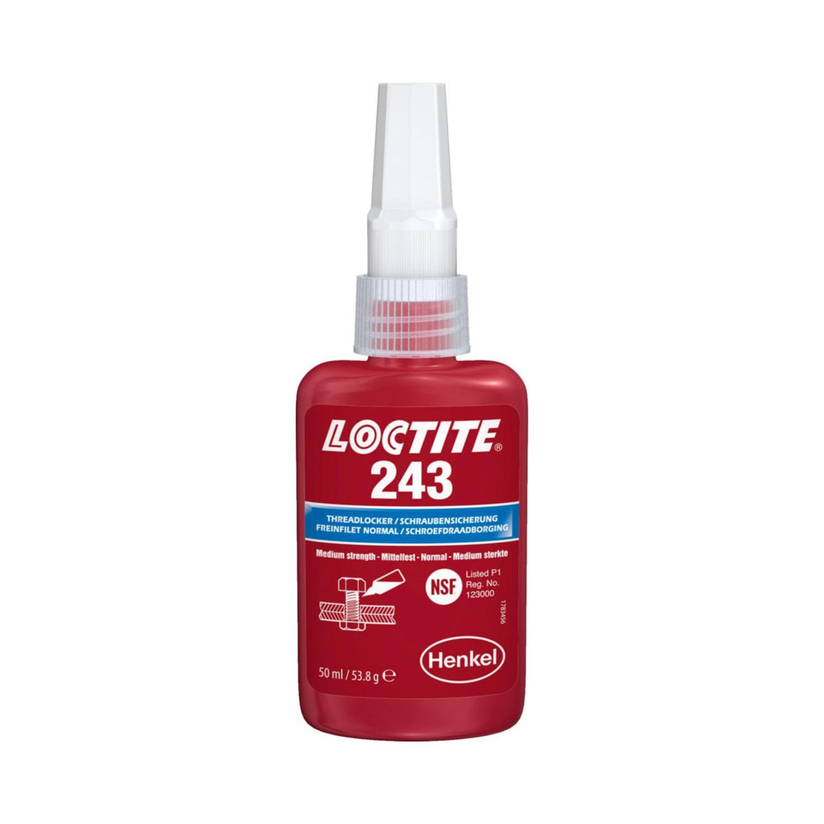 Loctite 243 gjengesikring medium, framside