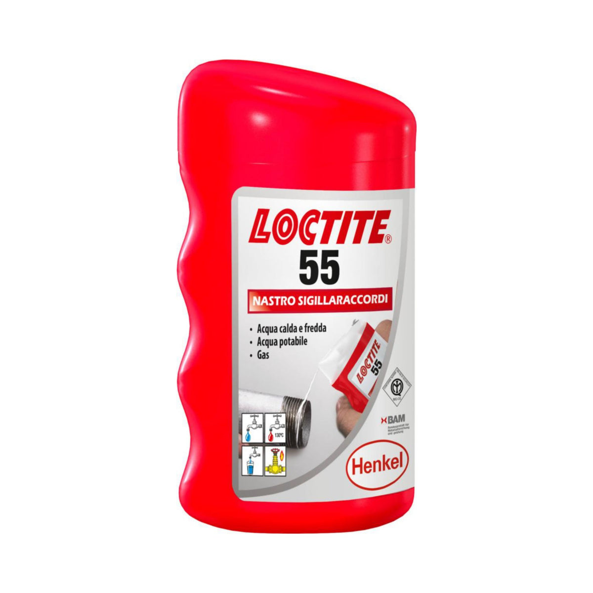 Loctite 55 gjengetetningssnor – hvit, framside