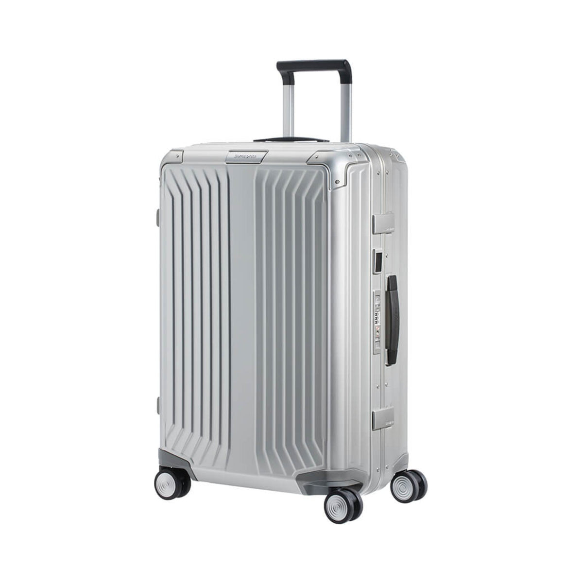 Samsonite Lite-Box Alu koffert med 4 hjul – Aluminium