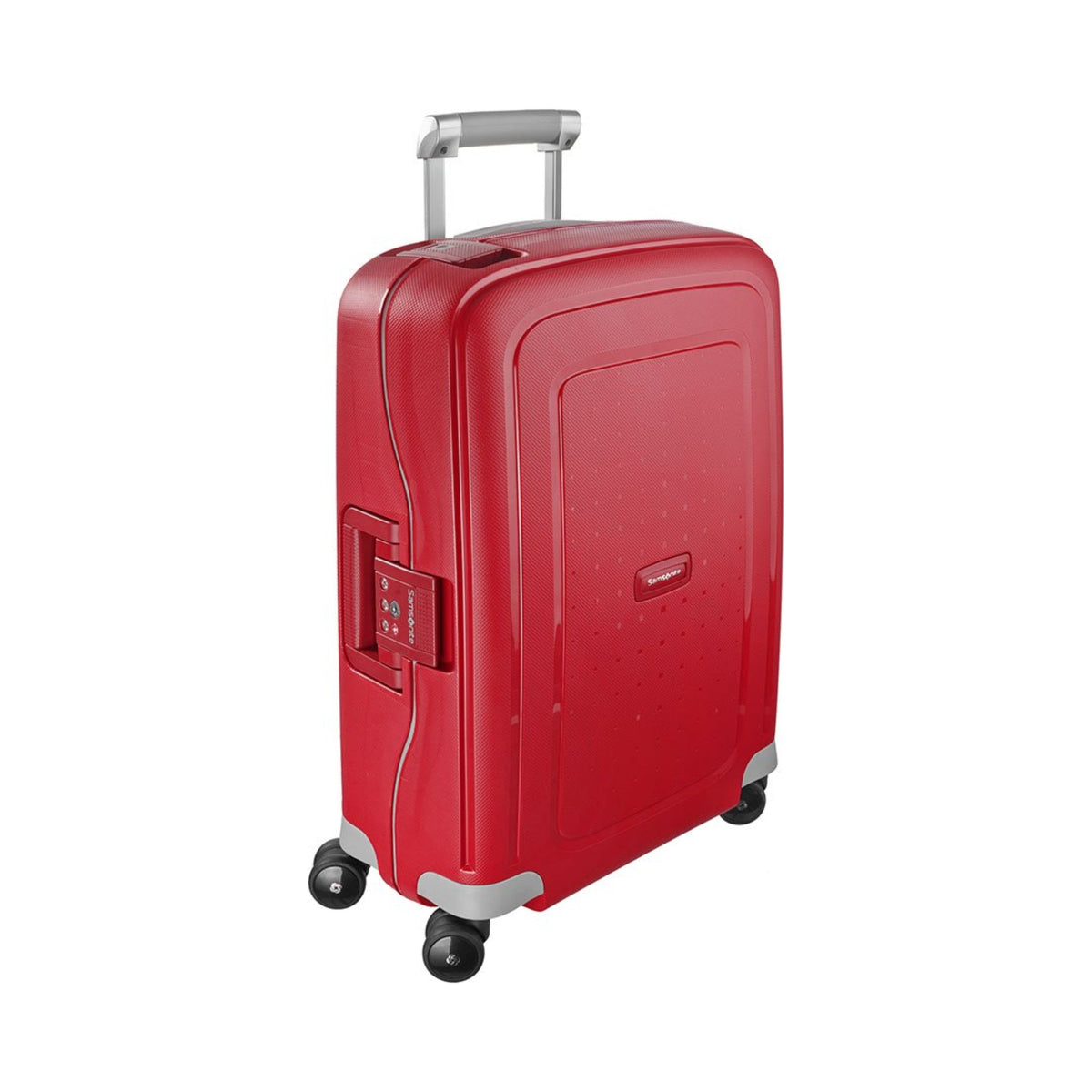 Samsonite S'Cure koffert med 4 hjul – Rød