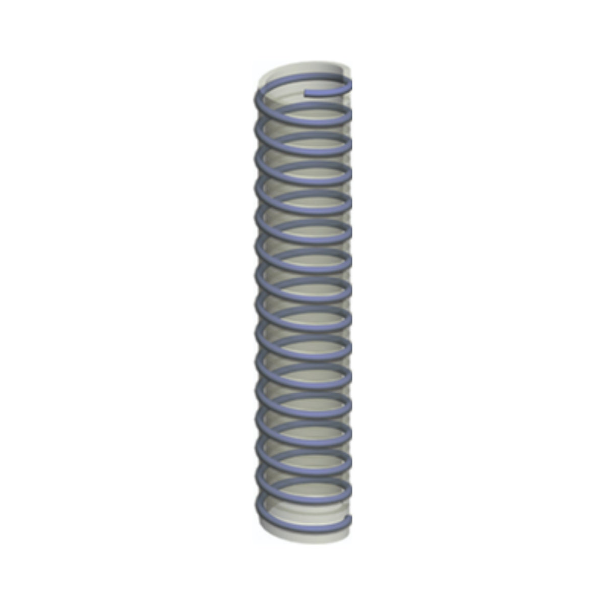 Hydroscand PU Heavy-Duty Fishfarming spiralslange blå