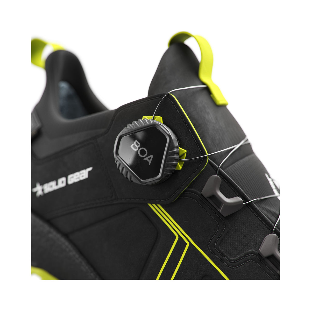 Solid Gear Vapor 3 GTX Low vernesko S7S – sort/lysegrønn, detalj