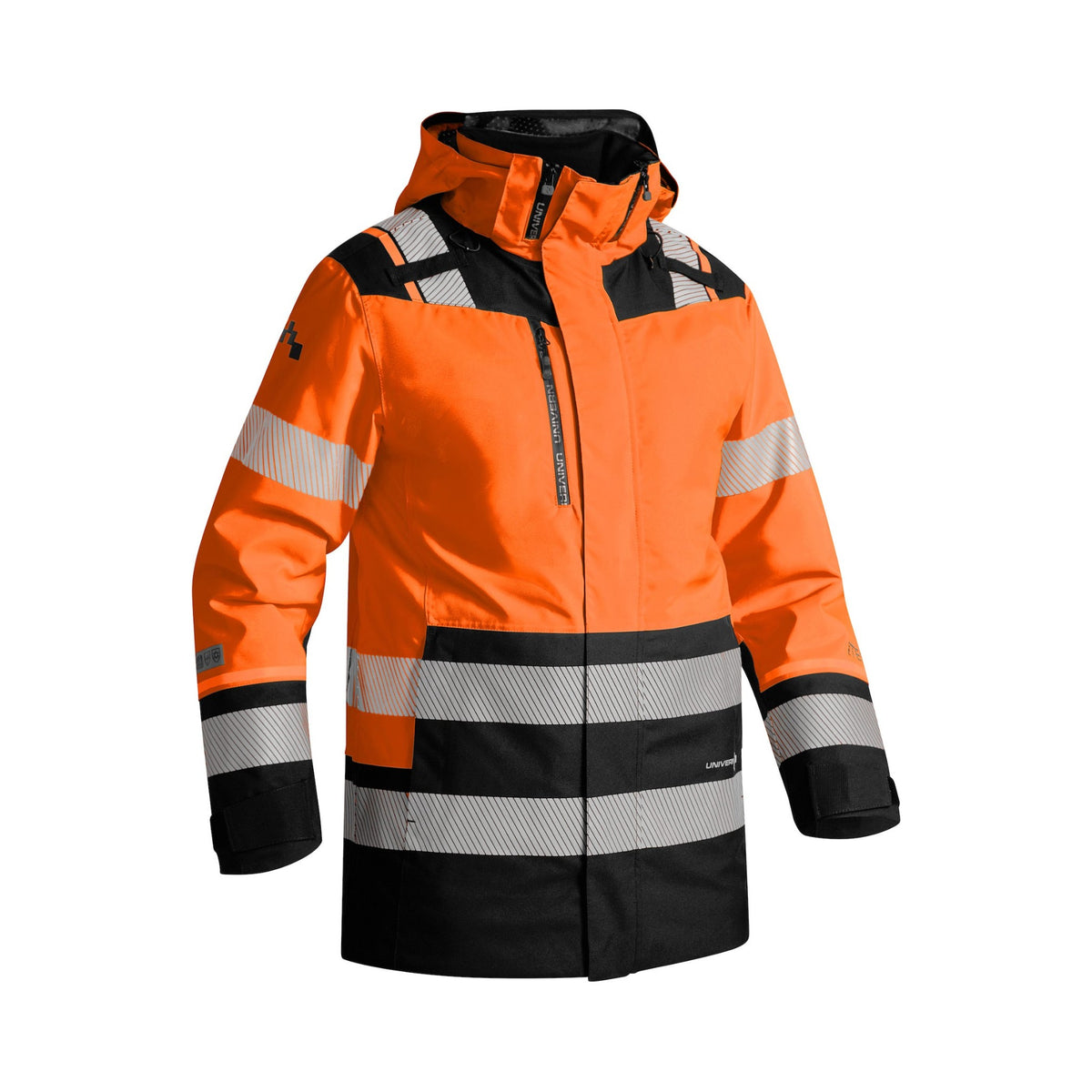 Univern Protec 87324 parkas 2-i-1, kl. 3 – Oransje/sort