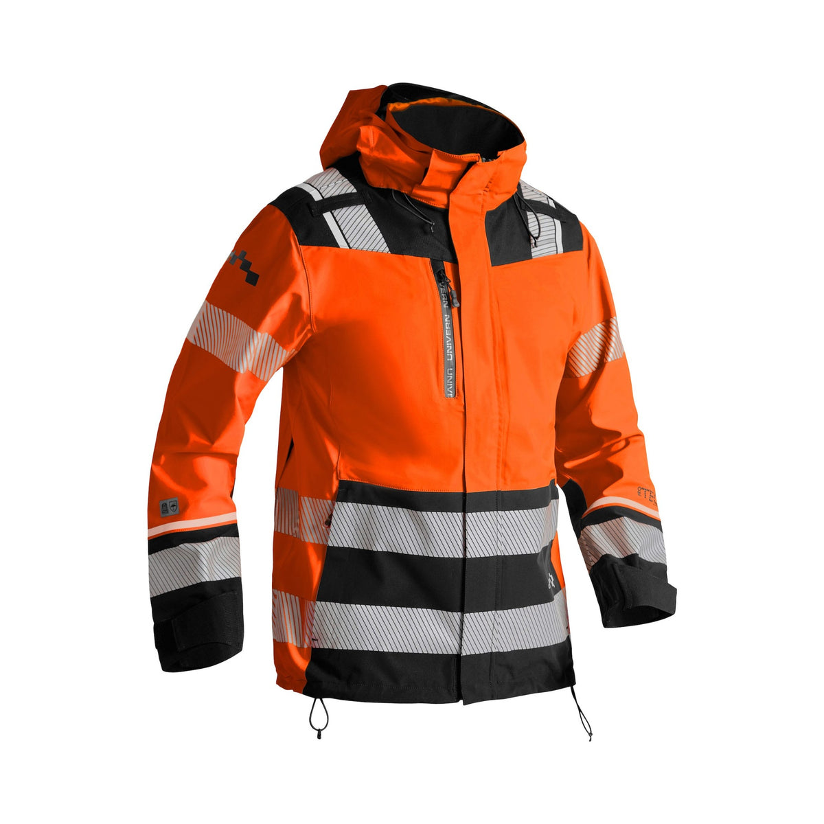 Univern Protec XTRM 87295 3-lags skalljakke, kl. 3 – Oransje/sort