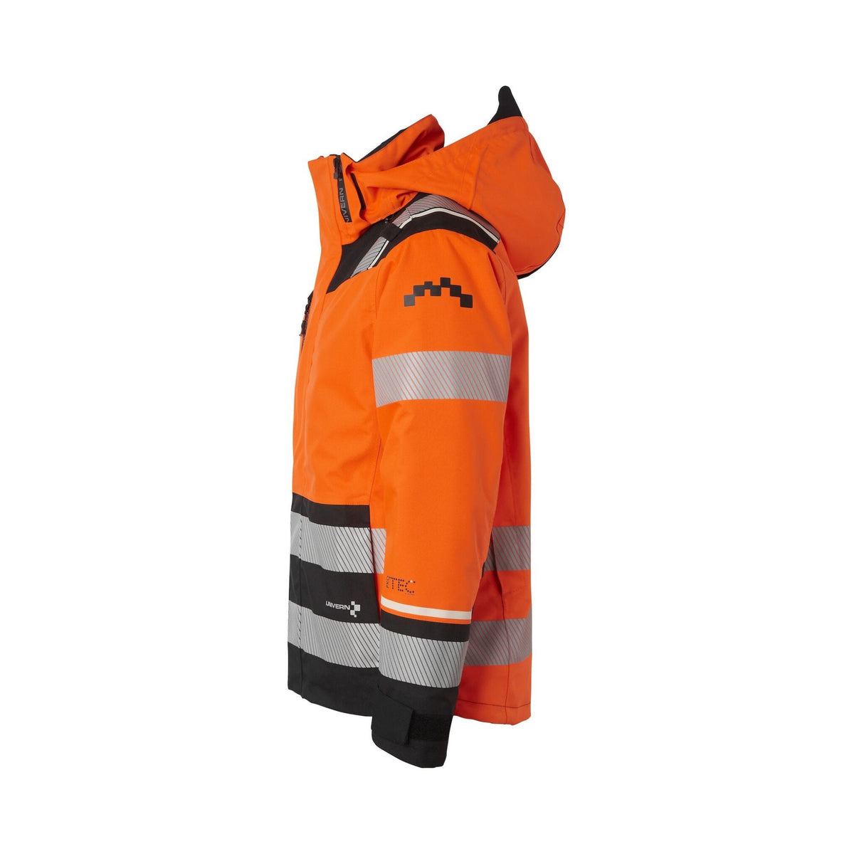 Univern Protec 87323 vinterjakke 2-i-1, kl. 2/3 – Oransje/sort