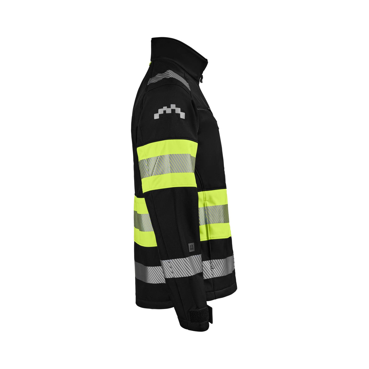 Univern Protec 98130 softshelljakke, kl. 1 – Sort/gul