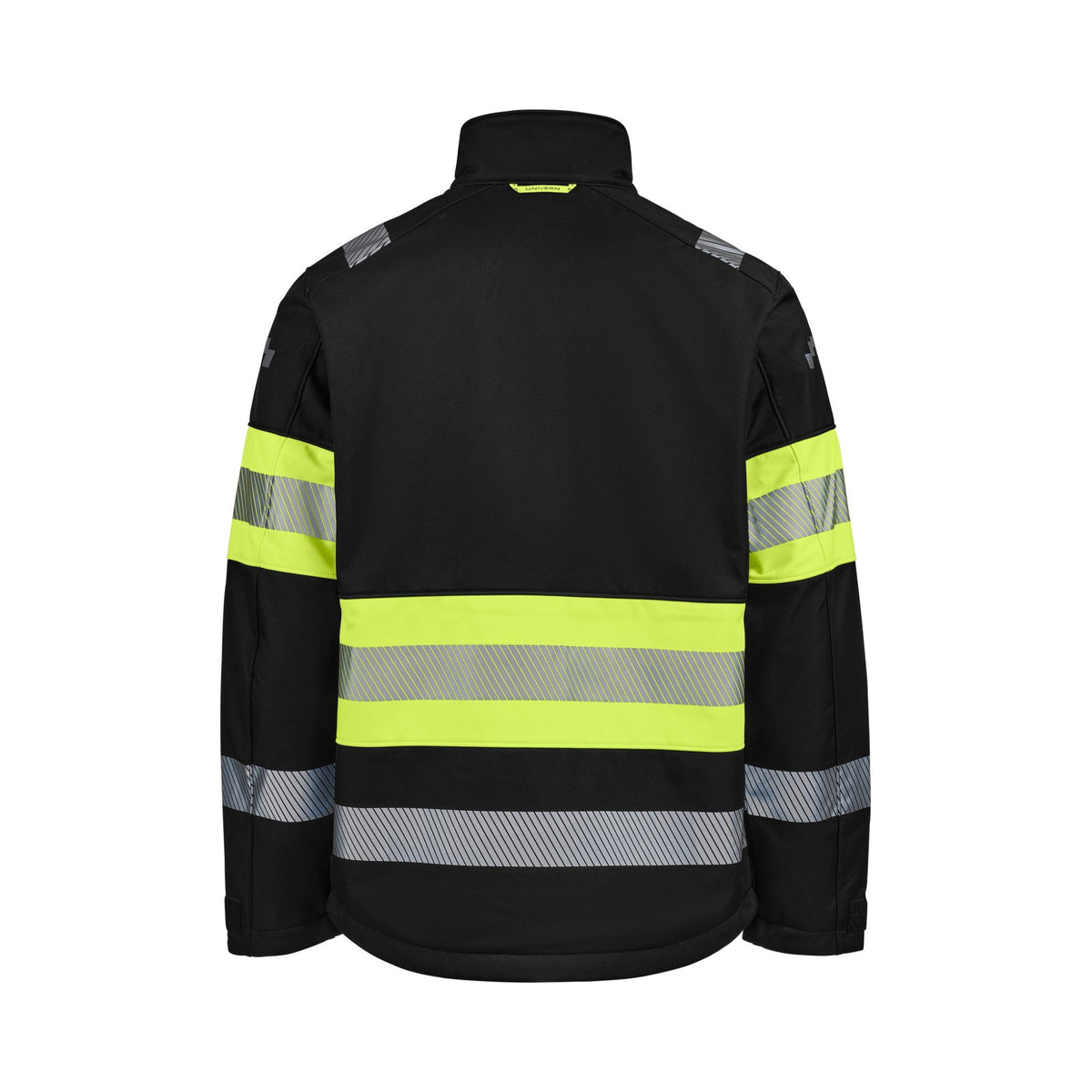 Univern Protec 98130 softshelljakke, kl. 1 – Sort/gul