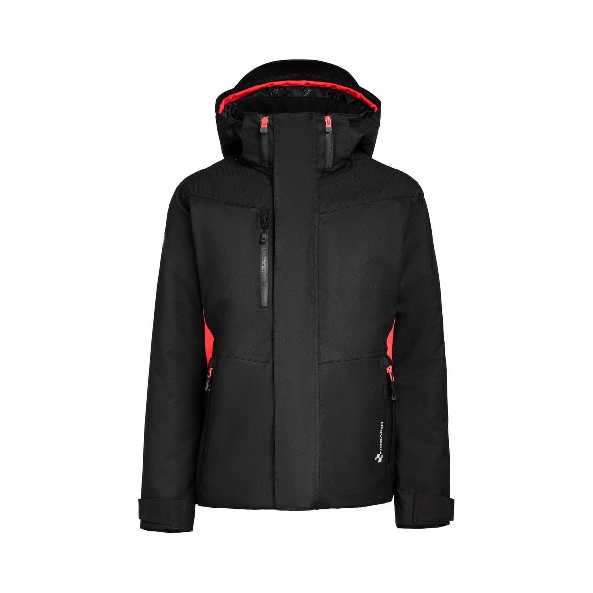 Univern Protec 8356 vinterjakke dame – Sort/rød