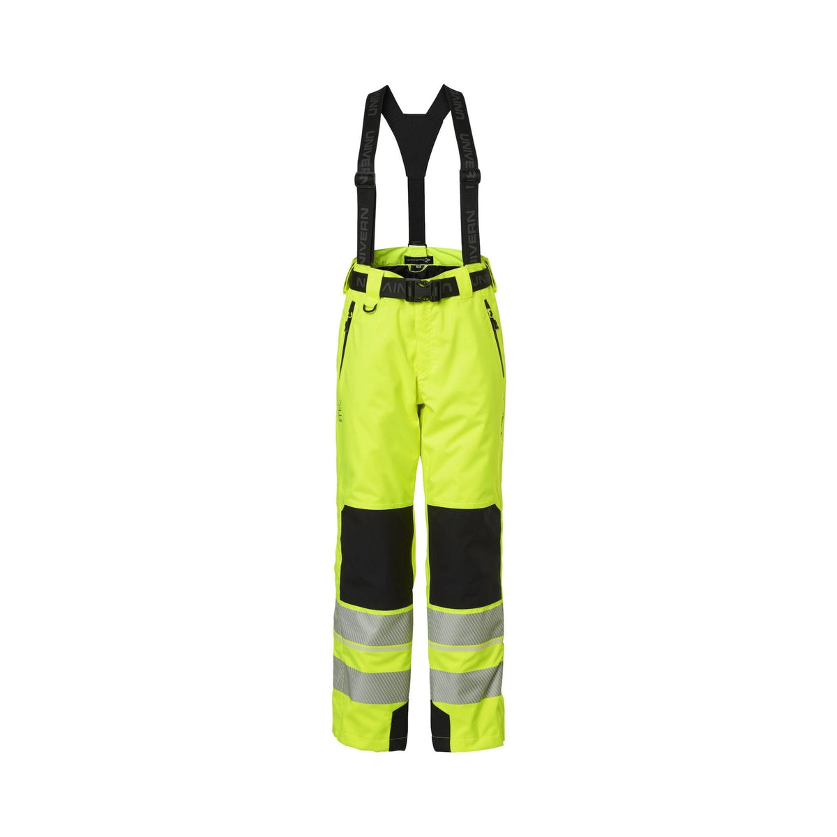Univern Protec 87345 skallbukse dame, kl. 2 – Gul/sort