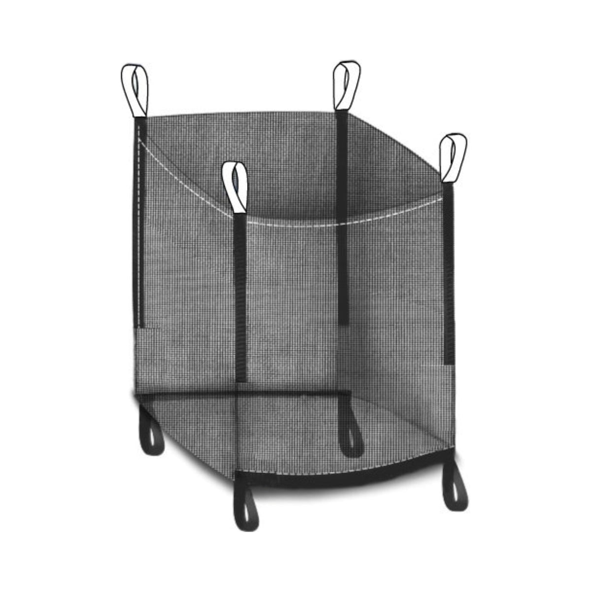 Vedsekk 1 m³, netting