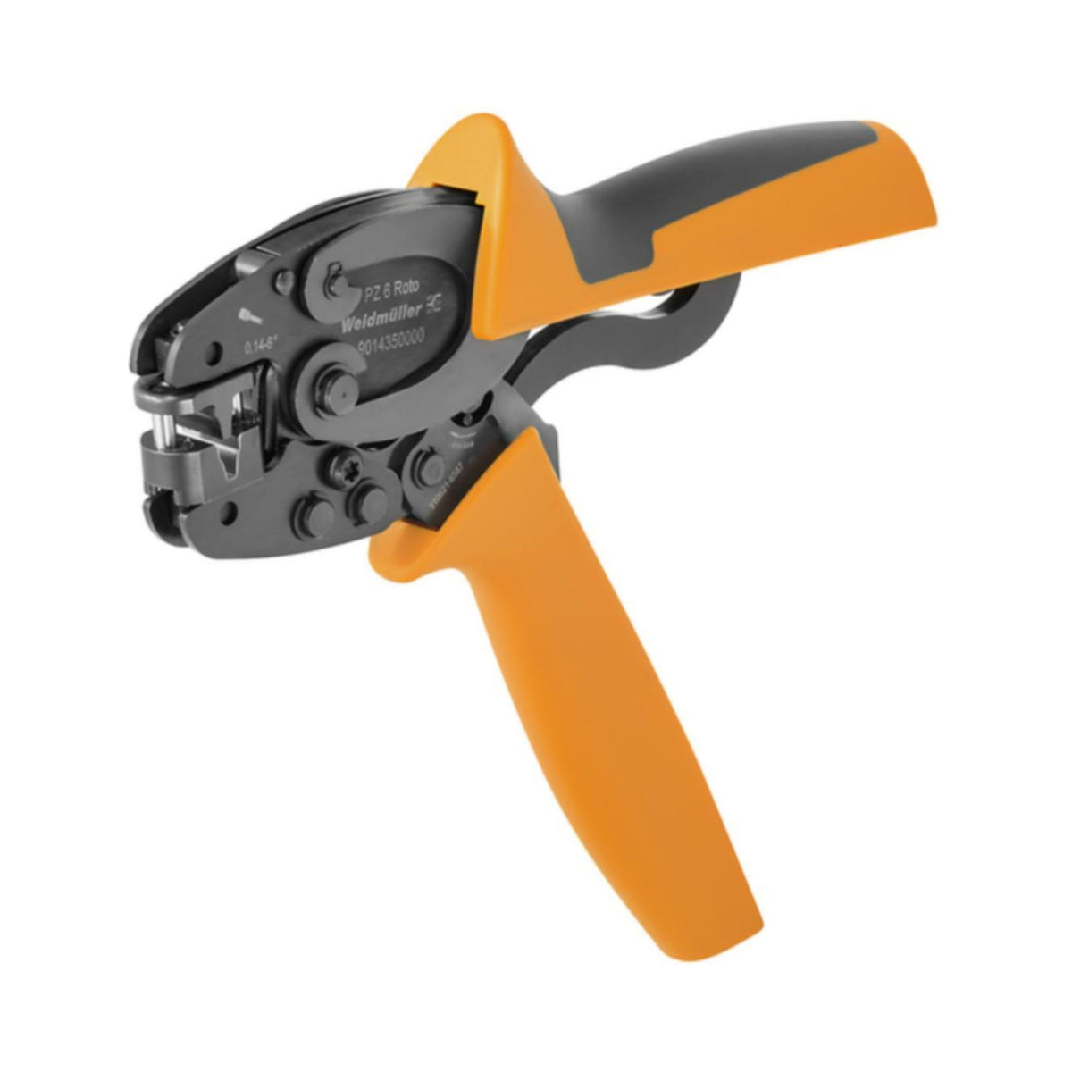 Weidmüller PZ 6 Roto presstang for endehylser, framside