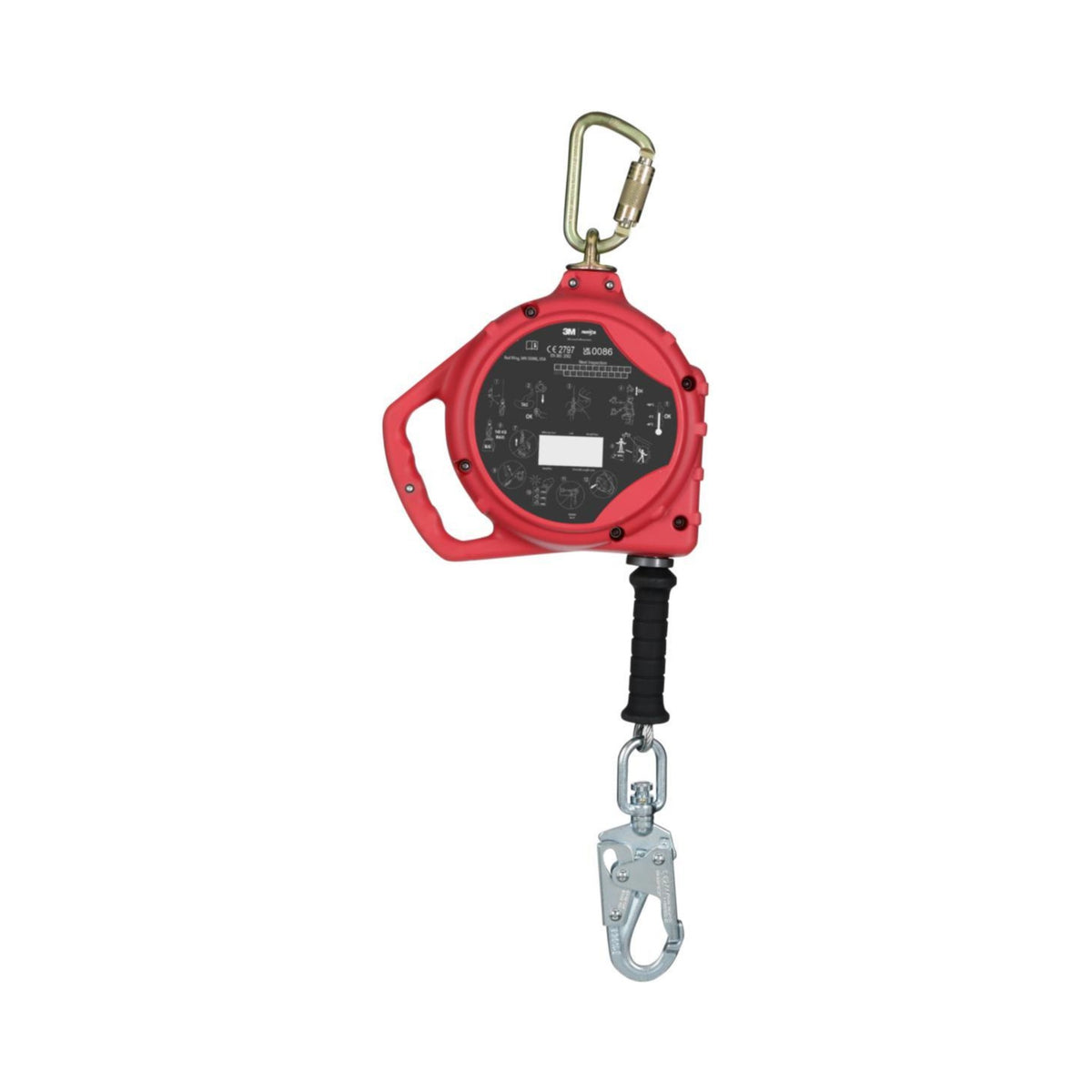 3M Protecta Rebel fallblokk med wire, bakside