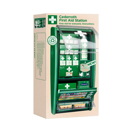 Cederroth førstehjelpsstasjon First Aid Station, detalj
