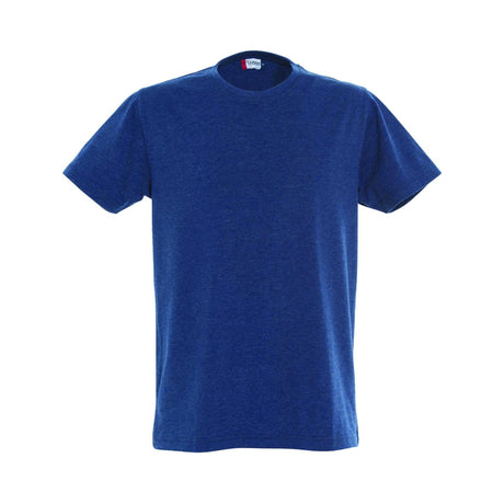 Clique New Classic-T t-skjorte – blåmelert, framside