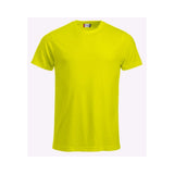Clique New Classic-T t-skjorte – hivis gul, bakside