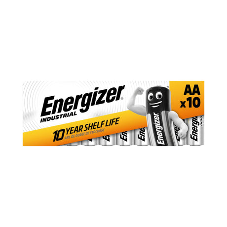 Energizer Industrial AA-batteri, framside