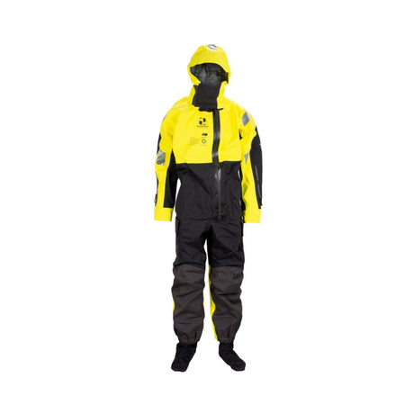 Hansen Protection Øy-Vind Survive arbeids- og redningsdrakt – Gul/sort