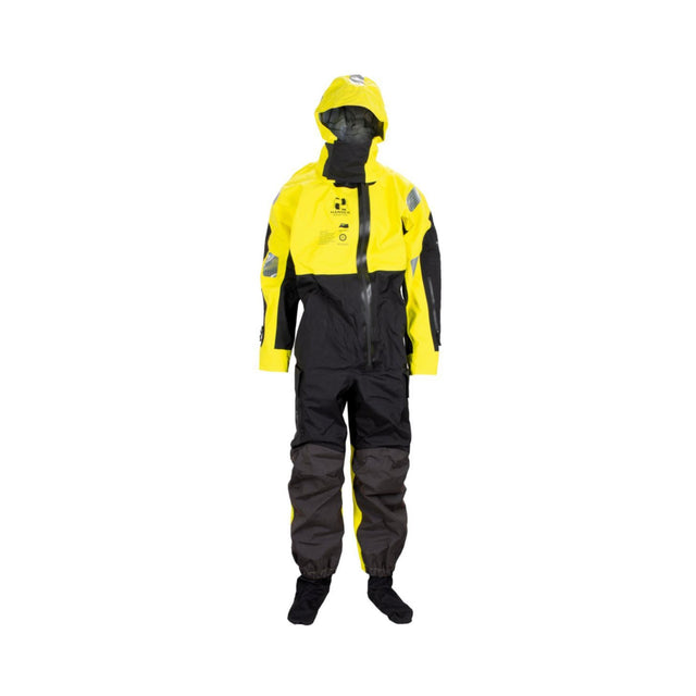 Hansen Protection Øy-Vind Survive arbeids- og redningsdrakt – Gul/sort