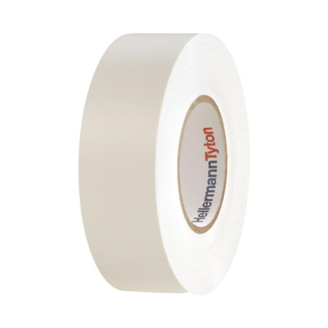 HellermannTyton Flex isolasjonstape 19 mm – hvit, framside