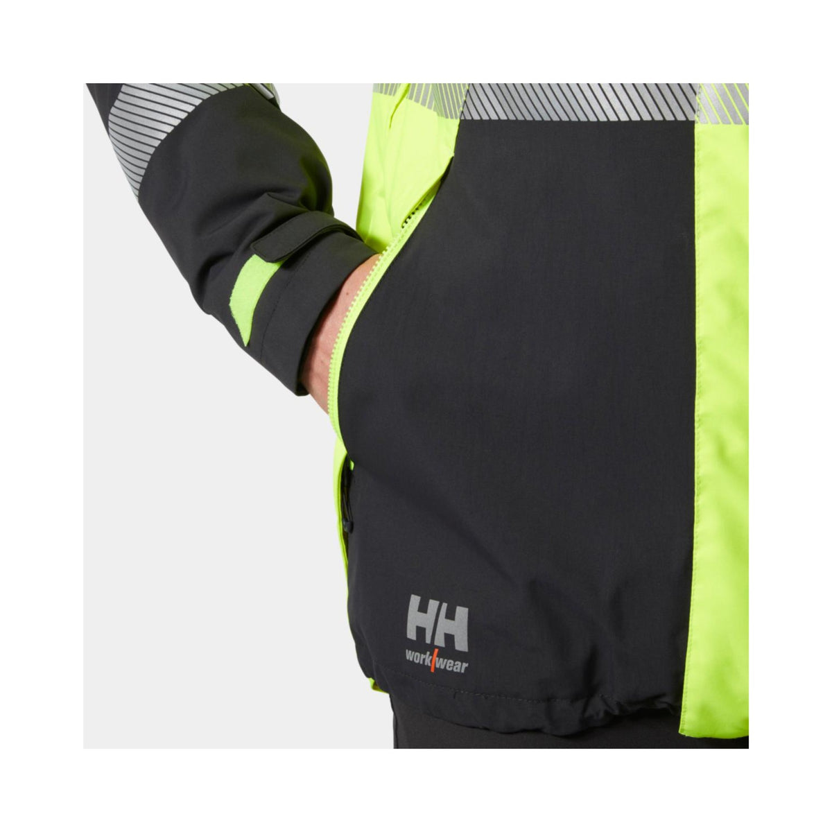 Helly Hansen ICU vinterjakke, kl. 3 – HiVis Gul