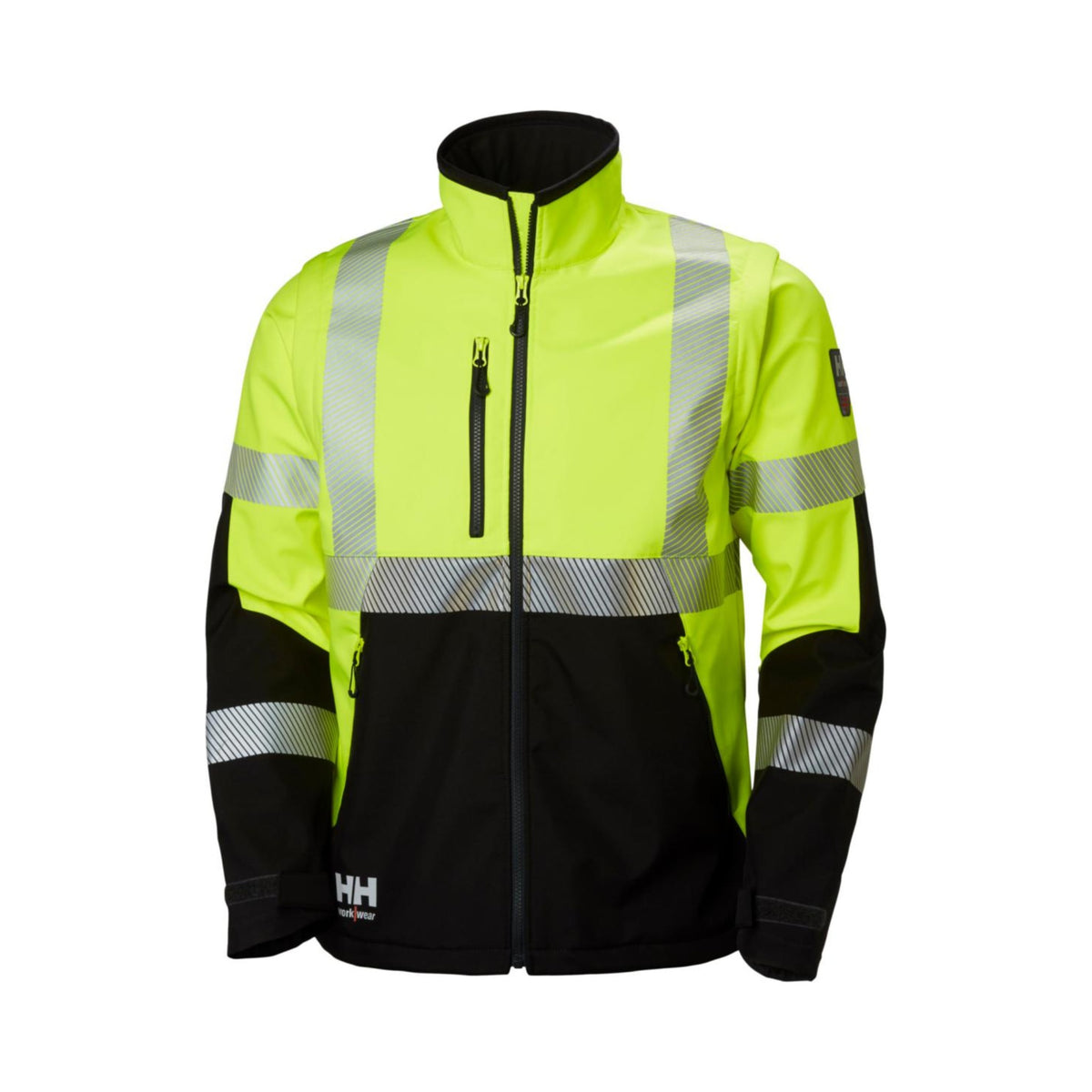 Helly Hansen ICU softshelljakke, kl. 3 – Gul/koksgrå