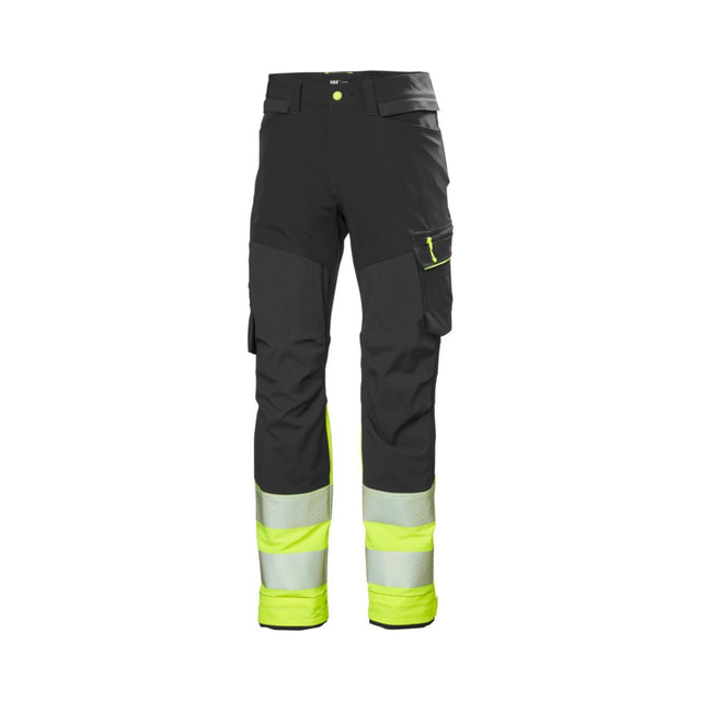Helly Hansen ICU BRZ Connect håndverksbukse, kl. 1 – Grå/Gul