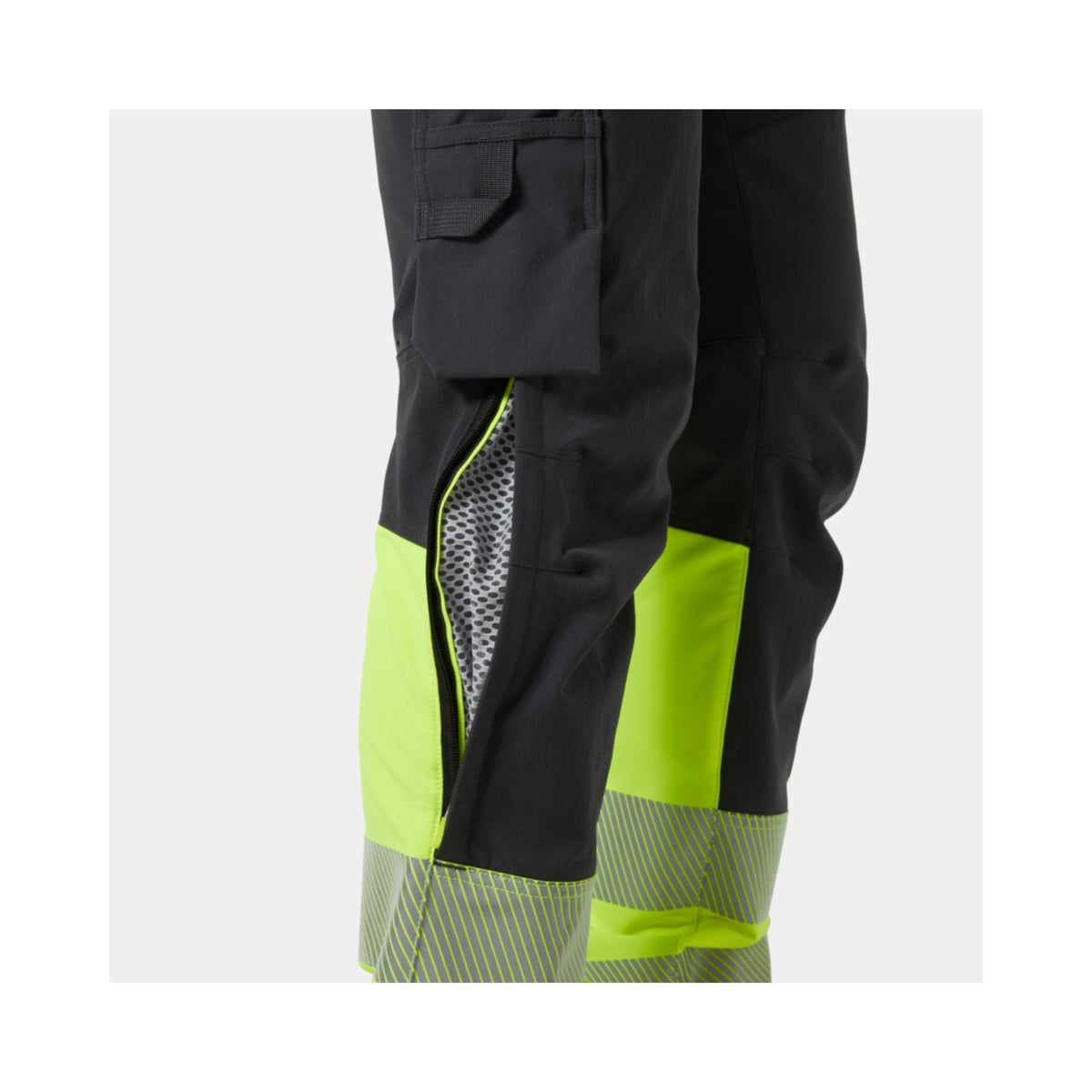 Helly Hansen ICU BRZ Connect håndverksbukse, kl. 1 – Grå/Gul
