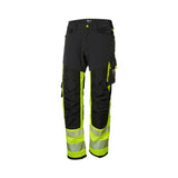 Helly Hansen ICU håndverksbukse, kl. 1 – Gul/koksgrå