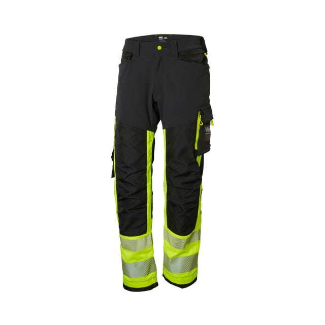 Helly Hansen ICU håndverksbukse, kl. 1 – Gul/koksgrå