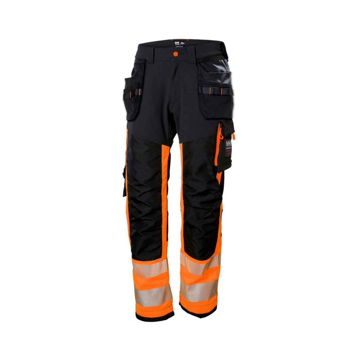 Helly Hansen ICU håndverksbukse, kl. 1 – Oransje/koksgrå