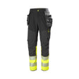 Helly Hansen ICU BRZ håndverksbukse, kl. 1 – Svart/Gul