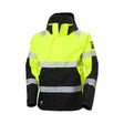 Helly Hansen ICU 2.0 skalljakke – HiVis gul/sort, framside