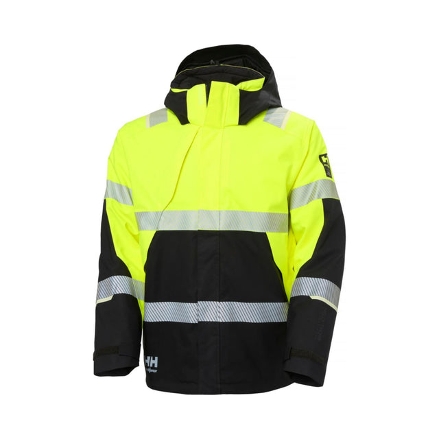 Helly Hansen ICU 2.0 vinterjakke – HiVis gul/sort, framside