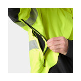 Helly Hansen ICU 2.0 vinterjakke – HiVis gul/sort, detalj
