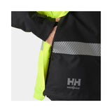 Helly Hansen ICU 2.0 vinterjakke – HiVis gul/sort, detalj