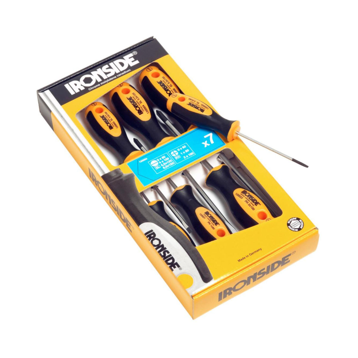 Ironside skrutrekkersett spor/Phillips 7 deler